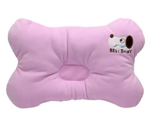 Memory Foam детские подушки дышащие детские подушки определенной формы для предотвращения плоской головы эргономичный новорожденный пружинный almofada infantil 0~ 12 м - Цвет: pink