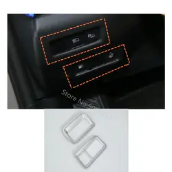 Для Toyota C-HR CHR 2017 2018 2019 автомобильный Стайлинг ABS Хром передний налобный противотуманный фонарь для кнопки переключателя рамка лампа 2 шт