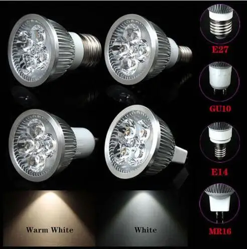 Лидер продаж 4 W GU5.3 | MR16 220 12 V GU10 Dimmmable номера светодиодные с регулируемой яркостью лампы Spotlight Холодный/теплый белый цвет;