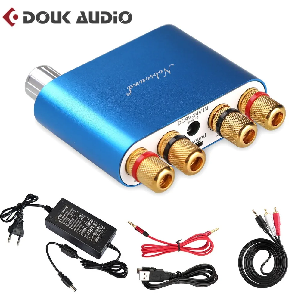 

Nobsound Hi-Fi TPA3116 Bluetooth 4.0 Mini Digital Amplifier Stereo Home Power Amp 50W+50W BLUE