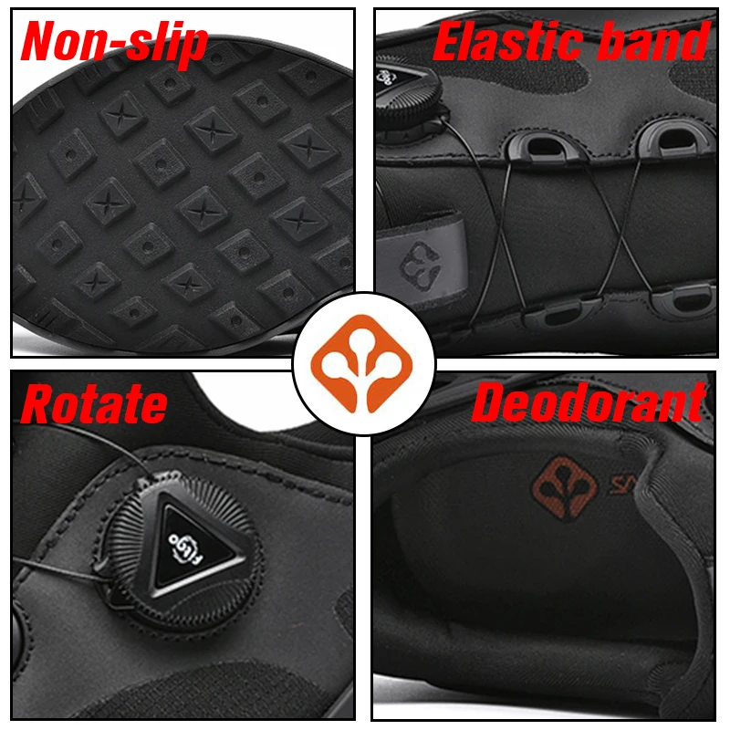 SALAMAN 2019 Mens Outdoor Sport Running Shoes Swivel Buckle Sneakers For Men Sports Gym Trekking Camping Tourism Shoes Sneakers 