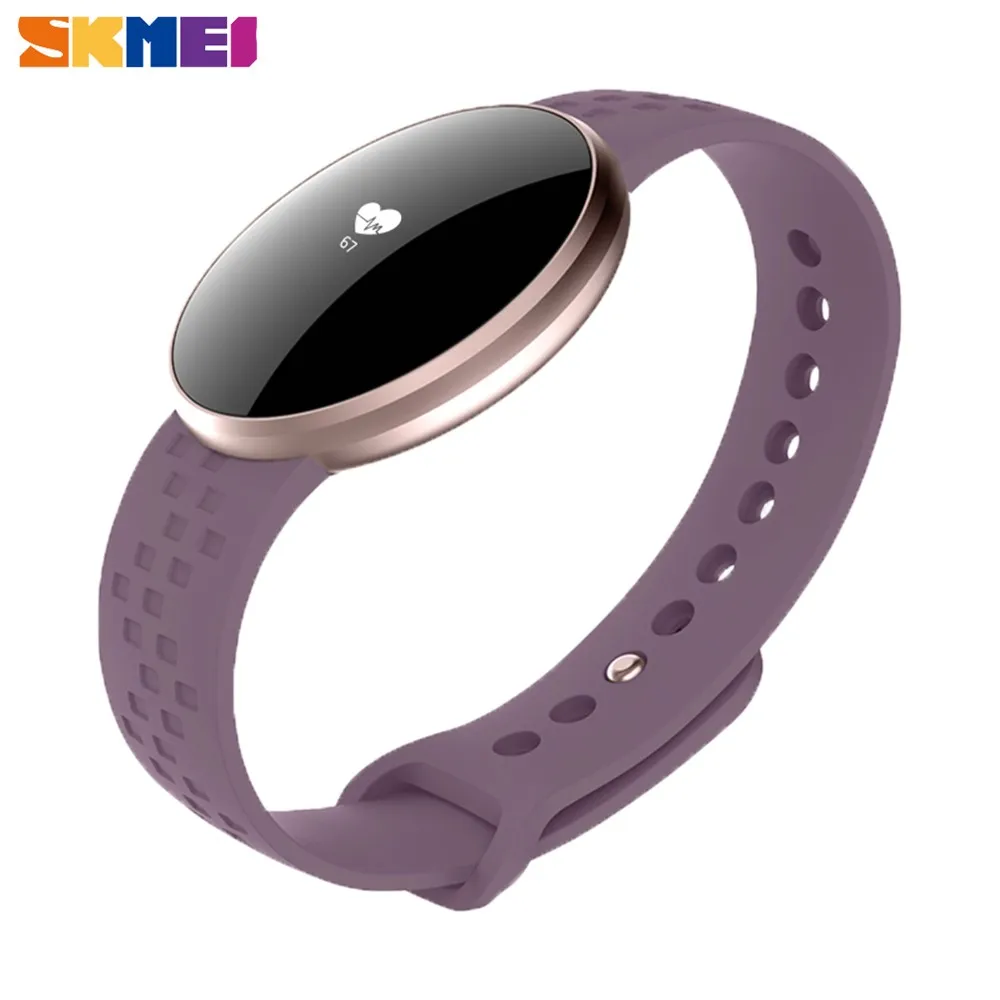 

SKMEI Women Smart Watch with Heart Rate Monitor Alarm Remote Camera IP67 Waterproof Watch for IOS Android Relogio Feminino