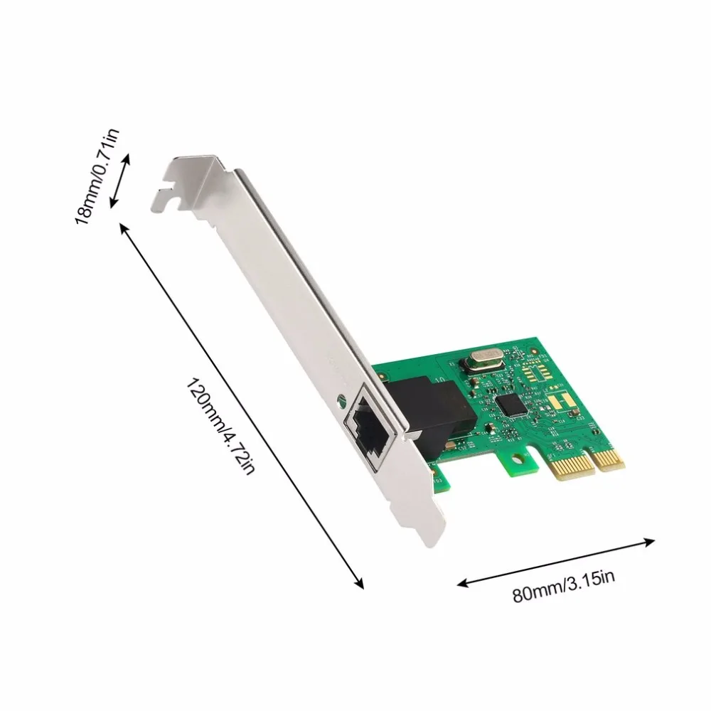 1000 Мбит/с гигабитный Ethernet адаптер PCI Express PCI-E сетевая карта 10/100/1000 м RJ-45 RJ45 LAN адаптер конвертер сетевой контроллер