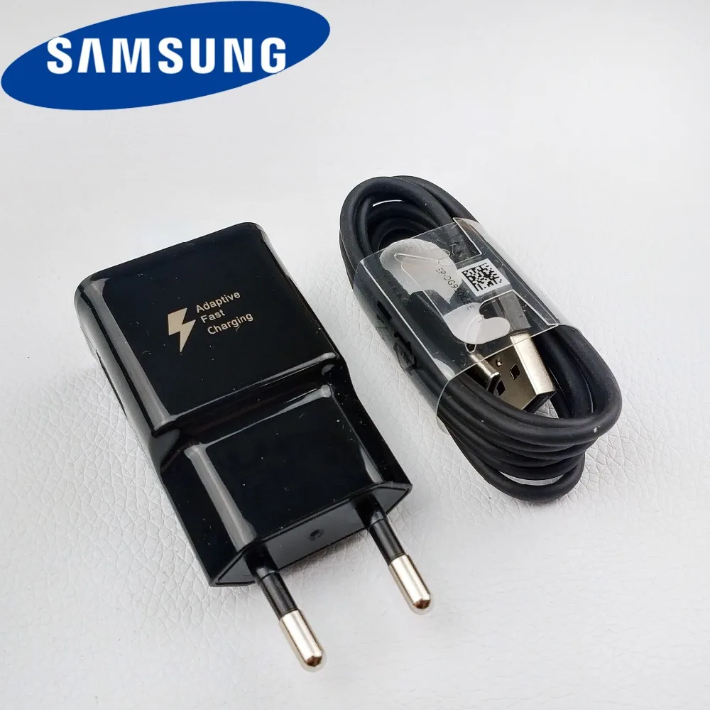 

Original Samsung galaxy S8 Charger AFC 9V 1.67A Fast Eu charge adapter and Usb type-c cable for s9 plus S10 S10E note 7 8 9 A50