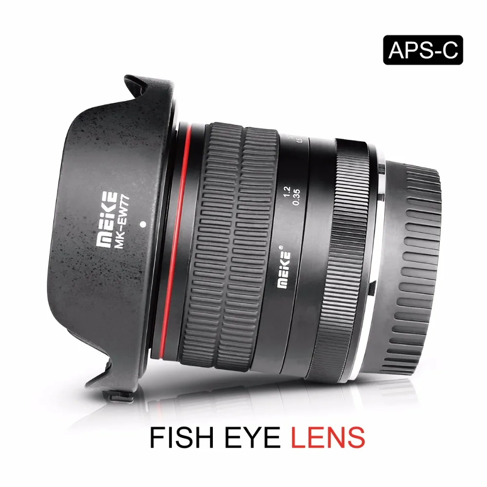 Meike 8 мм f/3,5 Ультра Широкий Рыбий глаз объектив для всех Canon EOS EF крепление DSLR камеры с APS-C/полная рамка+ Бесплатный подарок