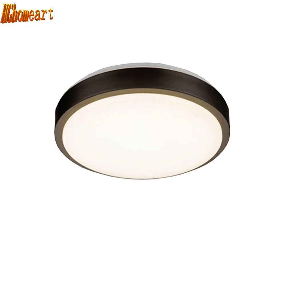 

HGhomeart Indoor Lighting Antique Iron Led Ceiling Light Lamp Luminaria 110V-220V Led Energy Saving Lamp Fixtures Ceiling Light