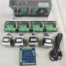 4 осевой комплект ЧПУ mach3 USB шт. шаговых драйвера TB6560 + плата