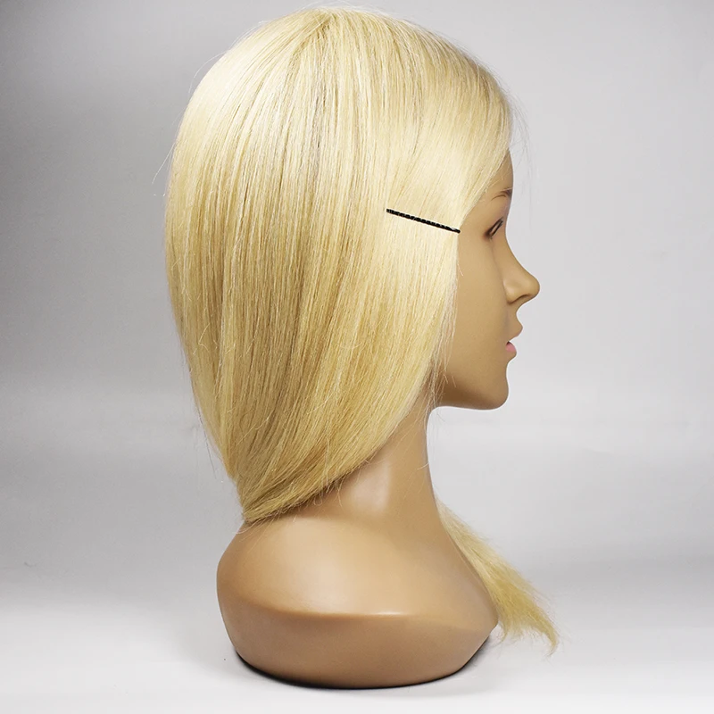 35cm natural cabelo humano bonecas manequim profissional com grande ombro