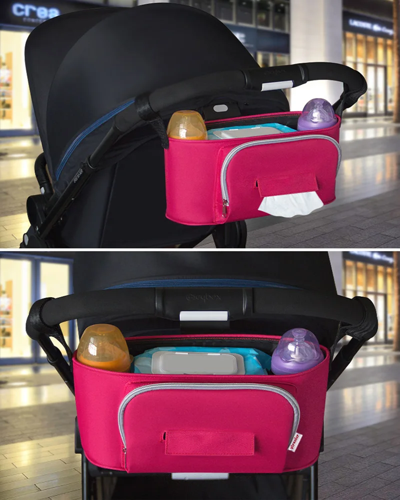 Baby Diaper Bag Portable Mom Maternity Nappy Bag Stroller Hanging Basket Storage Organizer Baby Care Stroller Accessories BB6038 (7)