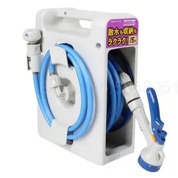 

Portable garden watering truck portable dual-use 15 m water pipe car set environmentally friendly lightweight and easy to store