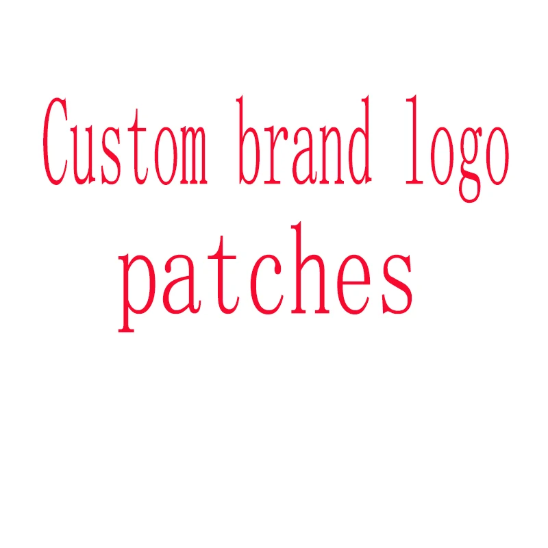 

Custom brand logo patches Hot fix sticker heat transfer hot stamping clothing bag iron on patch