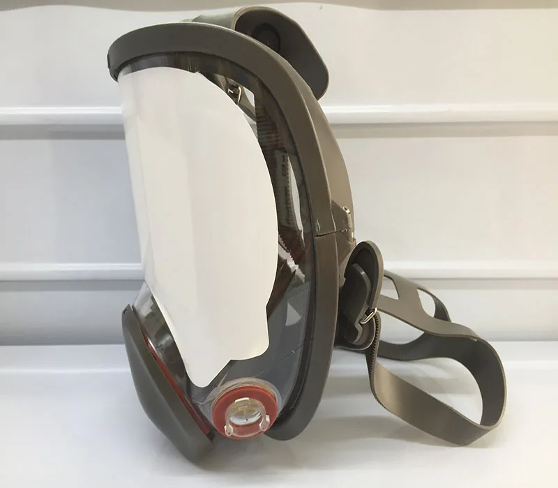 SJL ZW 6800 костюм 7 шт. большой вид полный противогаз Полный лицевой респиратор живопись распыления силиконовая маска