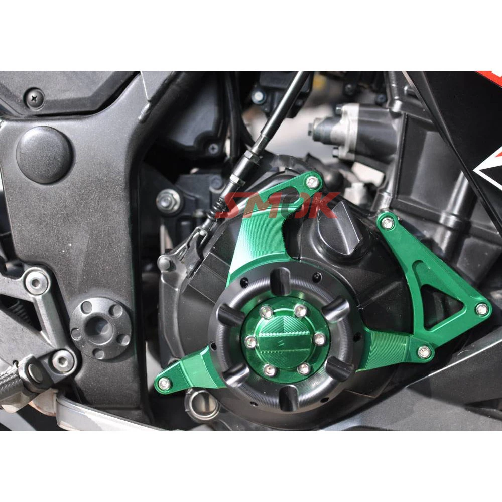 For Kawasaki Ninja 250 300 Z250 Z300 Motorcycle Accessories CNC Aluminum Alloy Engine Stator Protective Protector Cover (16)