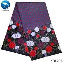 LIULANZHI африканская восковая печатная ткань tissu africain африканская печатная Ткань 6 ярдов полиэстер восковая ткань для платья XDL292-XDL308