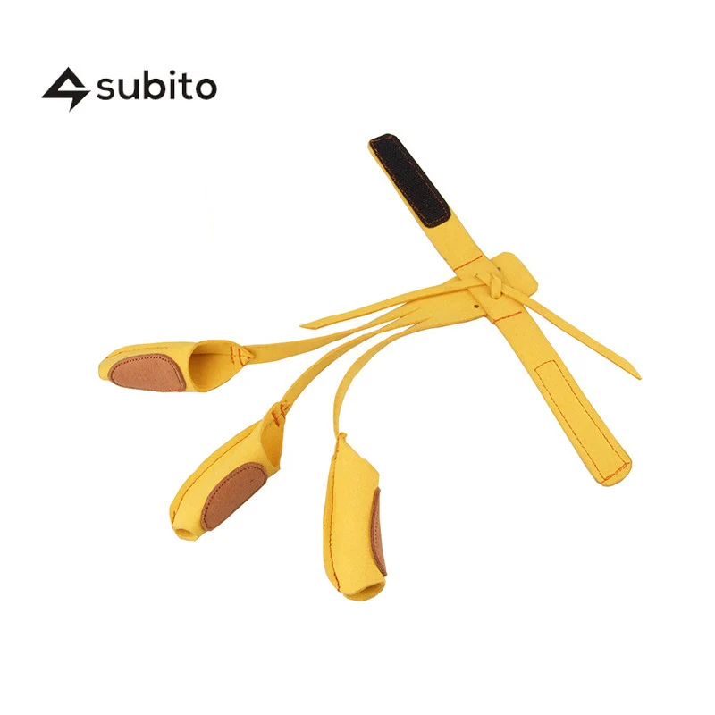 SUBITO Microfiber Archery Finger Guard Protection Pad Glove Tab Bow