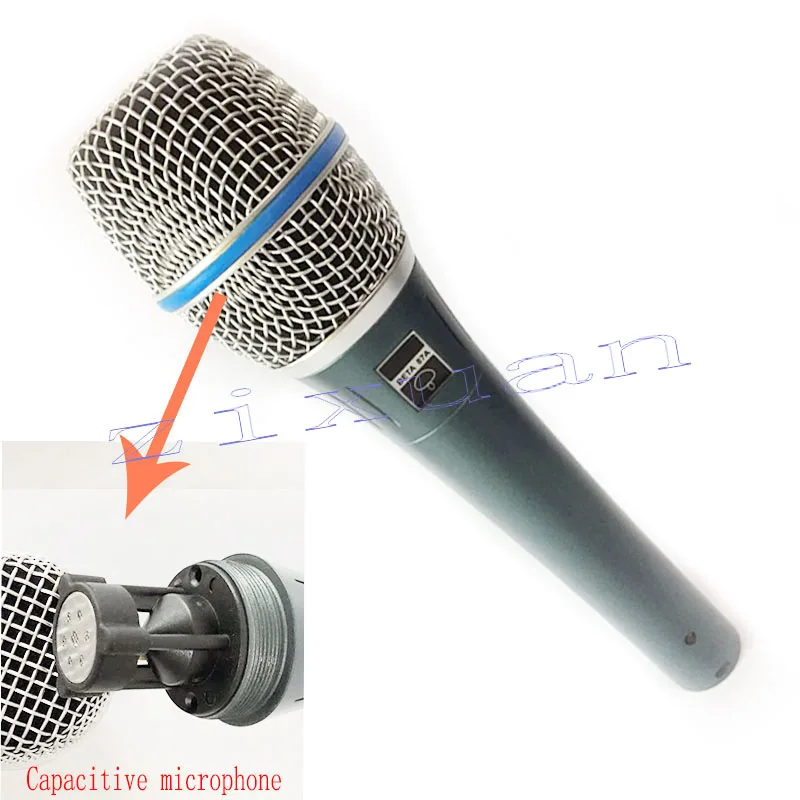 Condensador verdadeiro beta87a! Microfone condensador de voz