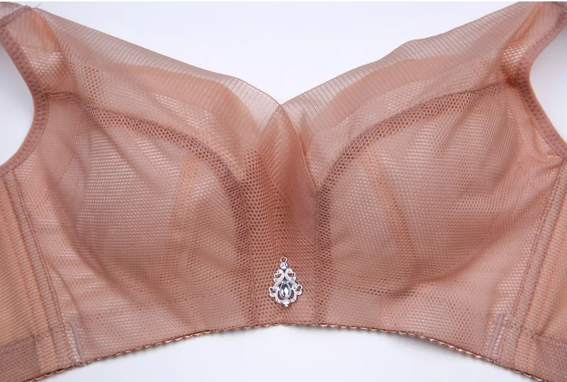 Jerrinut Sexy Bra Seamless Plus Size Bra Underwear Lace Bra Women Wire Free Breathable Push Up Bras For Women Lingerie Size 9 (1)