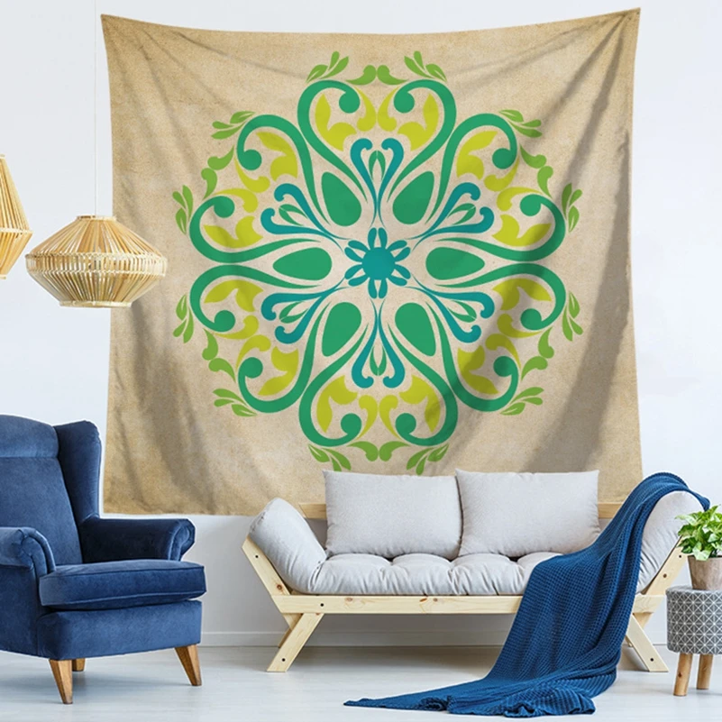 Home Decorative Wall Hanging Carpet Tapestry Rectangle Bedspread