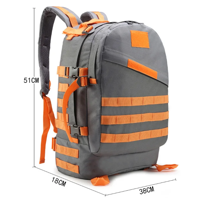 40L большой емкости Molle штурмовой рюкзак сумки Открытый Туризм Горный туризм Охота Кемпинг Сумка