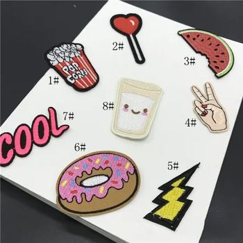 

Wholesale 20pcs Embroidered Sewing On Patch Iron-On Patch Stickers For Clothes Sewing Fabric Applique Supplies YH76