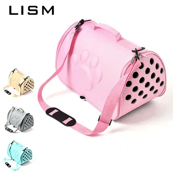 

Foldable Carrier Pet Dog Bag Portable Cats Handbag Travel Bag Puppy Carrying Breathable Mesh Outdoor Car Travel Shoulder Bags