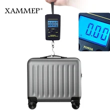 Электронные весы Мини цифровые подвесные рыболовные багажные весы 40 кг/0,02 г ЖК Портативный Ручной MechaniScale Дорожный чемодан Xammep