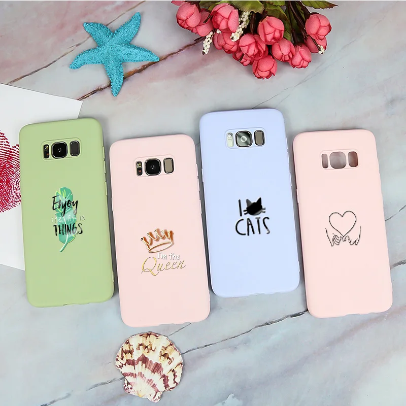 

A50 Case Cover For Samsung Galaxy A50 A30 A20 A40 A70 Phone Candy Case Silicone sFor Samsung A7 2018 A6 A8 Plus 2018 Back Funda