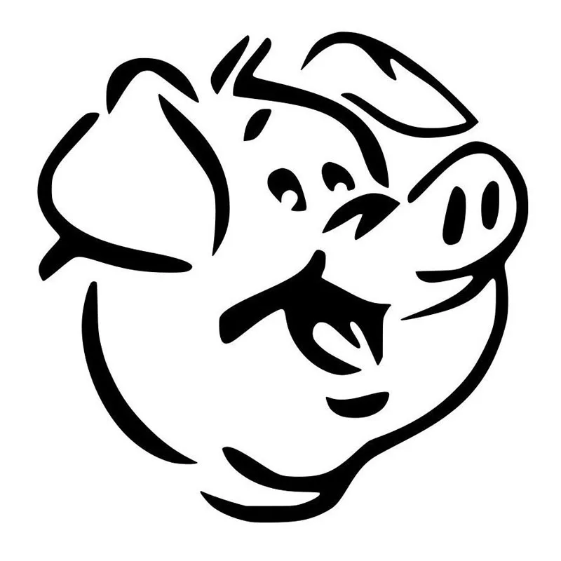 Векторное изображение свиньи