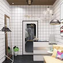 Black White Lattices Wallpapers Modern Creative Wall Covering Rolls For Living Room Home Decorative Couture Contact Papers Black White Lattices Wallpapers Modern Creative Wall Covering Rolls For Living Room Home Decorative Couture Contact Papers