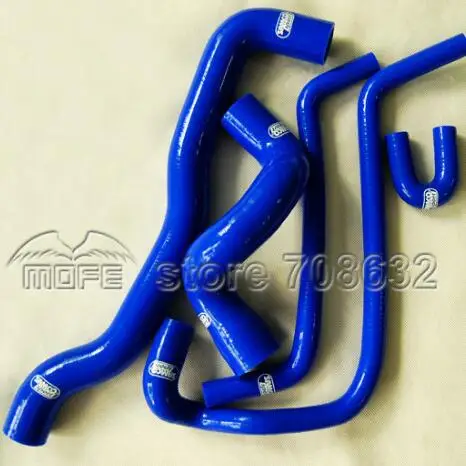 MOFE 3Ply синий силиконовый шланг радиатора трубка комплект для SAAB 900 1995 1998|kit blue|silicone