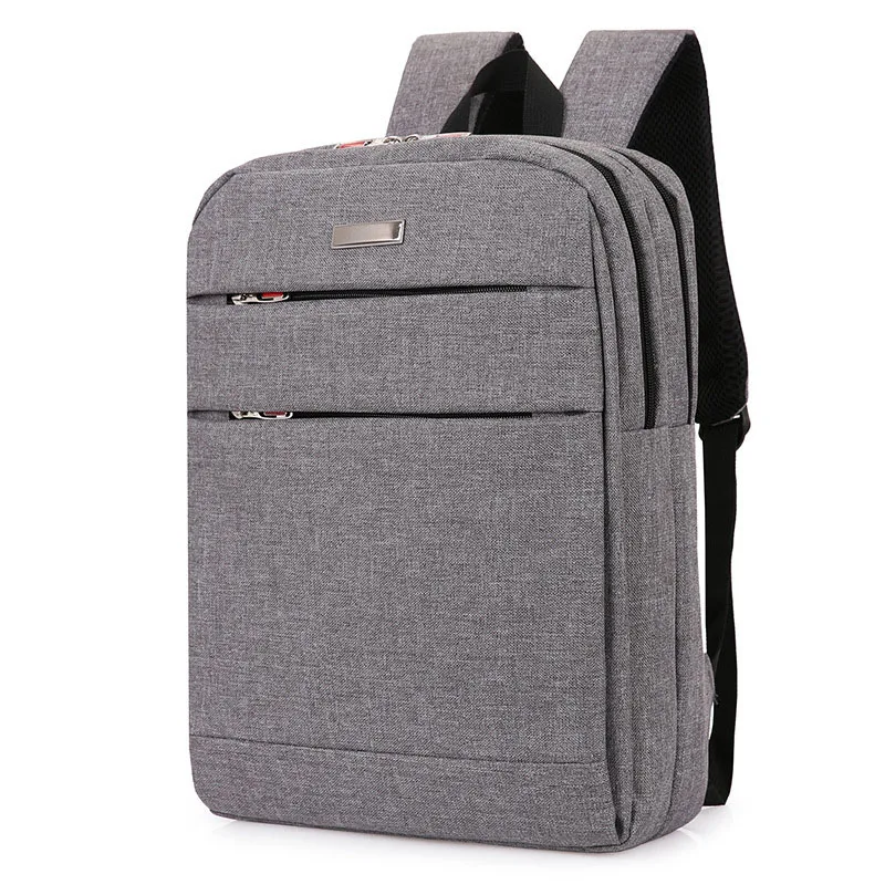 Многофункциональный рюкзак для ноутбука с большим объемом, дорожные сумки унисекс на плечо, водонепроницаемые Оксфордские уличные спортивные городские беговые сумки - Цвет: Gray