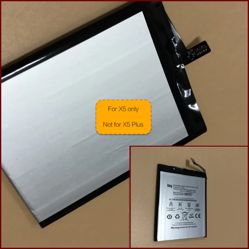

Battery suitable for bq Aquaris X5 Mobile with Battery Model 2900