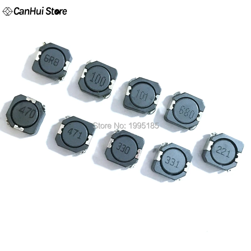 Набор индукторов 50P SMD CDRH104R от 10 мкгн до 330 10x10x4 мм значений * 5 шт. = 50 индуктор