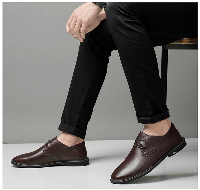Cax Мужская официальная обувь из натуральной кожи мужские туфли дерби, мужская модельная обувь, люксовый бренд