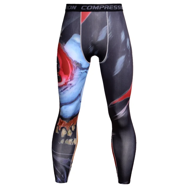 Dry Fit mallas ajustadas de compresi n para hombre Leggings ajustados para correr gimnasio Fitness entrenamiento