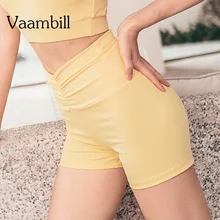 Женские Компрессионные спортивные шорты с высокой талией для тренировок, йоги, тренажерного зала, женские шорты из спандекса, спортивные шорты для фитнеса, спортивные Леггинсы, шорты