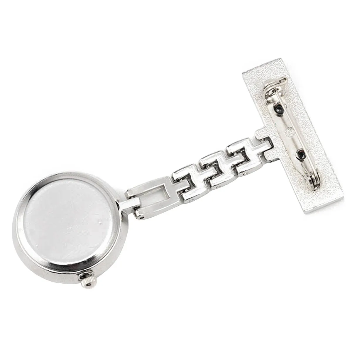 Shellhard 1pc Women Lady Luminous Nurse Watch Dial Quartz Alloy Waterproof Clip-on Brooch Nurse Pocket Watches Gifts