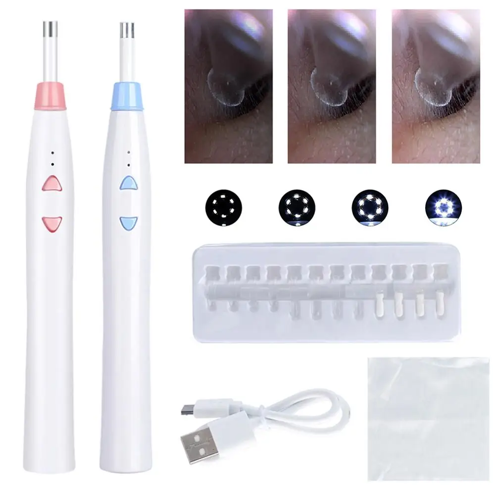 

HD 1.0MP Wireless Ear Cleaning Endoscope 5.5mm Digital Ear Otoscope Inspection Camera 6 LED Light Earpick With 500mah Battery