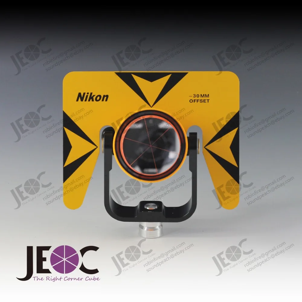 

Brand new single prism reflector set for Nikon total-station surveying.