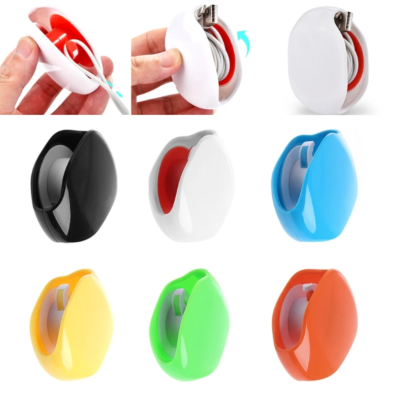 

Stylish Auto Cable Wire Cord Organizer Smart Wrap Bobbin Winder For Earphone