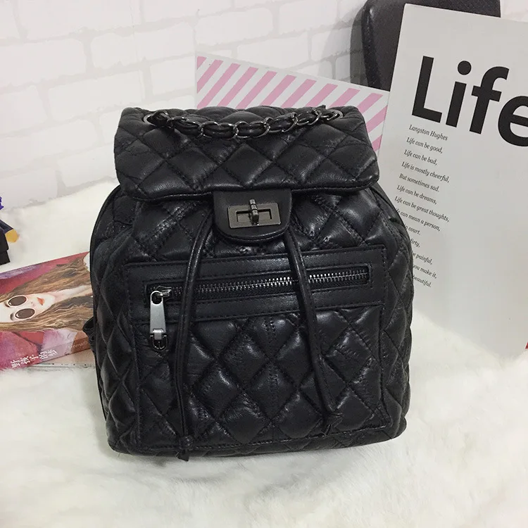 Модный маленький рюкзак с геометрическим рисунком, женская школьная сумка, женские рюкзаки из натуральной кожи для девочек, дизайнерский рюкзак mochila infantil