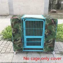 Чехол для собачьей клетки непромокаемый ветрозащитный дышащий прочный Pet кровать клетка дом протектор S-3XL для маленьких средних и больших животных