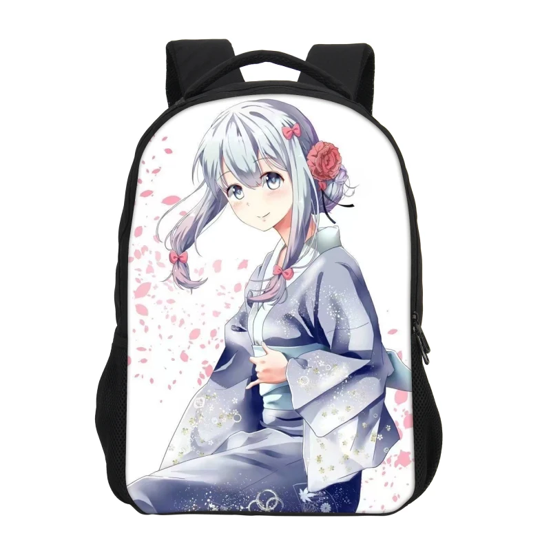 

VEEVANV Girls Anime Daily Backpack Children Backpack 3D Cartoon Printed Backpack Fashion Mochila New Shoulder Bag School Bookbag