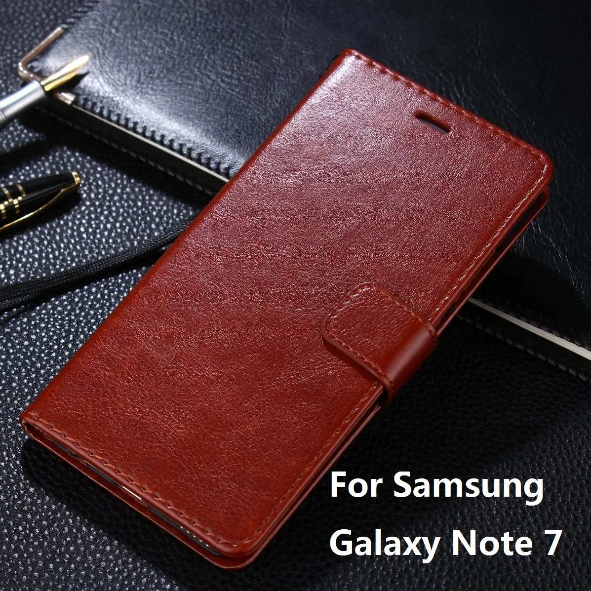 AZNS для Samsung Galaxy Note 7 чехол люкс PU кожаный бумажник откидная крышка телефон Сумки