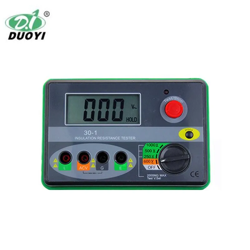 Digital Insulation Resistance Tester Digital Megohmmeter DY30 1 1000V