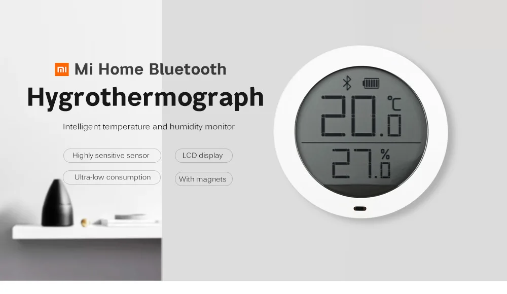 Умный термостат точность контроль температуры и влажности Точность цифровой беспроводной Bluetooth датчик влажности работы