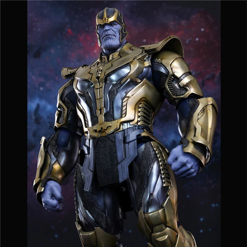

Hot Toys Marvel Thanos in Avengers BJD Joints Moveable Compatible Action Figure Toys for New Year Gift big size 36cm