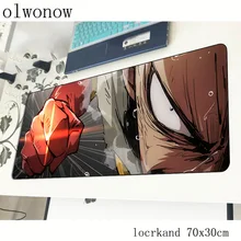 ONE PUNCH MAN pad mouse Personality computer gamer mouse pad 70x30cm padmouse Customized mousepad ergonomic gadget