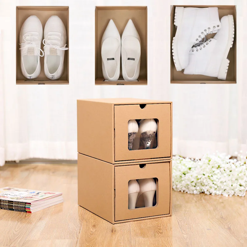 Cardboard Shoes Box Intelligent Bedroom Family Dorms ...