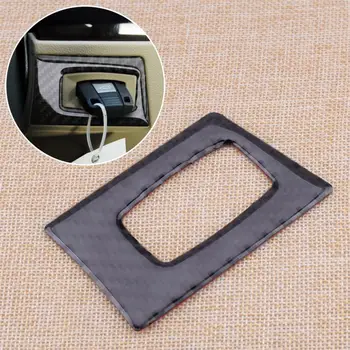 

DWCX Carbon Fiber Ignition Switch Key Hole Cover Trim Car Inner Frame Decal Fit For BMW 3 Series E90 2007 2008 2009 2010 2011